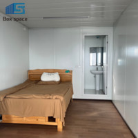 Boxspace Kit préfabriqué de maison en conteneur portable de 10 pieds pour la construction en acier pour immeuble de bureaux