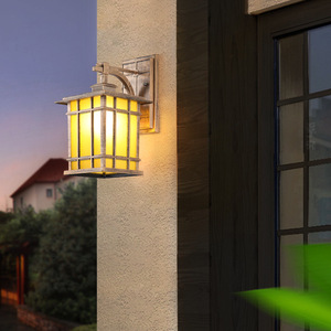 Outdoor Wall Mounted <b>Solar</b> LED Lantern <b>Light</b> Warm White 3500K Aluminum Alloy Garden Lamp Waterproof Design 10-Year Warranty - Product Image 3