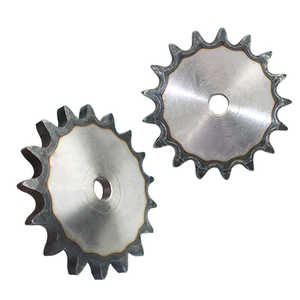 3分06B 31/32/33/34/35/36/39-60歯スチールギアプレート付きフラットスプロケット - Product Image 1