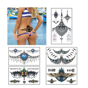 OEM fornitura temporanea grandi gioielli <span class=keywords><strong>tatuaggi</strong></span> sul petto del corpo per donne <span class=keywords><strong>e</strong></span> uomini <span class=keywords><strong>tatuaggi</strong></span> adesivi - Product Image 3