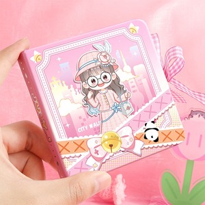 Cadeau pour enfants poche carré cahier fille dessin animé mignon manuel Portable Mini cahier papeterie fournitures - Product Image 4