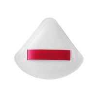 Éponge de maquillage en coton doux triangulaire de qualité supérieure, réutilisable, directement de l'usine