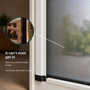 High Tensile Pet Screen <b>Mesh</b> Roll Cat Dog Resistant Anti‑Scratch Insect Screen for <b>Window</b> & Door Replacement - Product Image 4