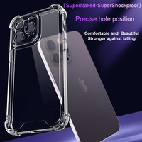 Coque transparente anti-poussière pour iPhone 14 Plus Phonecases Cover Shell pour iPhone 15 14 pro max