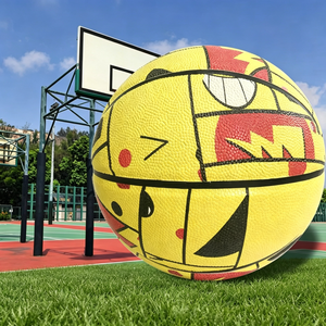 Pallone da <span class=keywords><strong>Basket</strong></span> N.7 in Poliuretano, Misura 7 per Studentesse delle Scuole Medie, Allenamento Indoor, Prodotto in Cina - Product Image 4