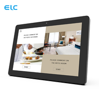 Écran tactile LCD IPS capacitif pour montage mural, de 10 pouces, quad core RK3288