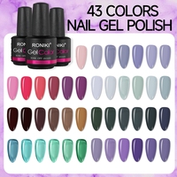 Vernis à ongles en gel UV RONIKI, vernis à ongles en gel haute brillance, produit pour les ongles très vendu pour le commerce électronique transfrontalier