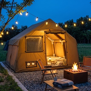 <span class=keywords><strong>Tente</strong></span> de camping gonflable Forerunner 13,68 m² à deux pièces, en coton Oxford TC, imperméable, respirante, pour la famille, avec fenêtre de toit - Product Image 3