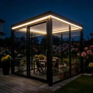 Gazebo de <span class=keywords><strong>Policarbonato</strong></span> con Marco de Aluminio, Opción de Iluminación LED, para Exteriores - Product Image 6