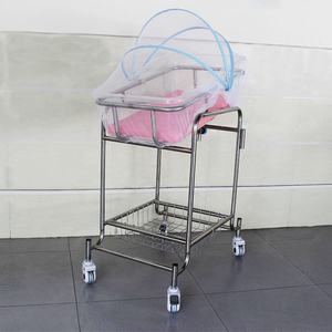 Nouveau-né en acier inoxydable bébé berceau lit bébé maternité pédiatrique - Product Image 4
