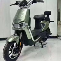 Scooter Eléctrico de Alta Velocidad de 500W para Adultos, Bicicleta Eléctrica con Marco de Acero y Batería Integrada de 60V en el Tubo Inferior, 60km de Autonomía por Carga