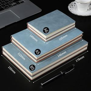 Khuyến mãi đen tùy chỉnh Cai Trị lót Tạp Chí máy tính xách tay A5 bìa cứng Pu Tạp Chí da máy tính xách tay cho sinh viên - Product Image 6