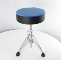 Fluff Surface Chair Confortable Métal Tambour Trône Usine Réglable Guitare Banc pour Instrument De Musique Tambour Tabouret