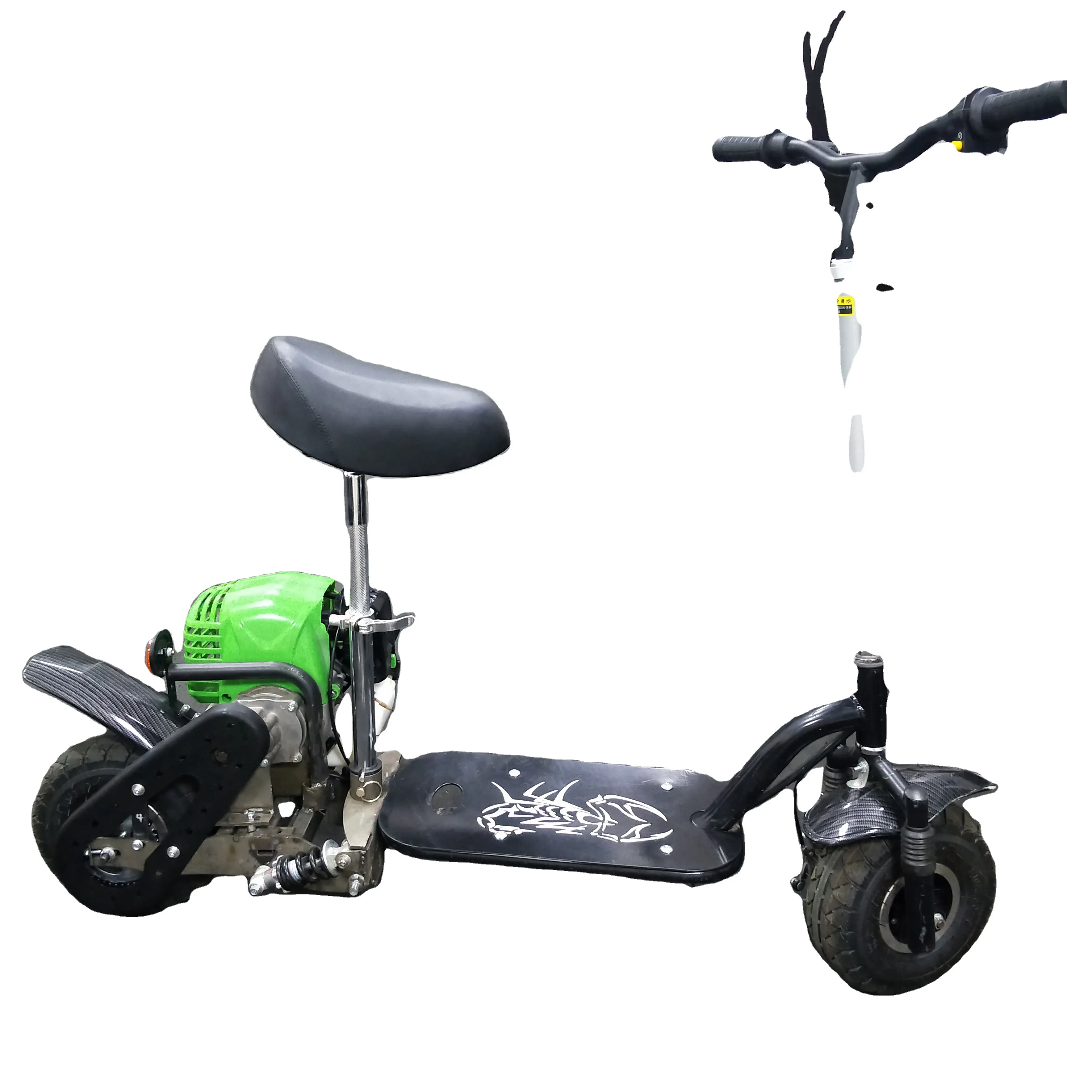 49cc 50cc 2 Thì Giá Rẻ Mountain Gas Scooter Có Thể Gập Lại 9 Inch Lốp