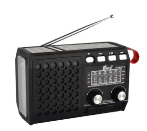 Fm Radio With Usb 2021 Newest Emergency Radio Rechargeable Portable FM AM SW1-4 Radio With Wireless USB Disk Or TF Card MP3 Music Player