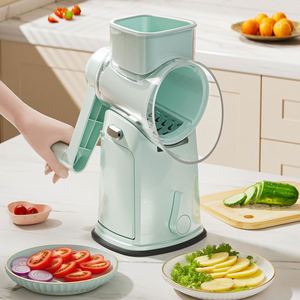 High-Efficiency <b>Vegetable</b> <b>Shredder</b> 3/5-Blades Safe & Easy <b>Vegetable</b> Slicer Multifunctional Manual <b>Vegetable</b> Slicer - Product Image 2