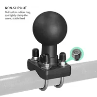Support de tablette réglable à rotule pour véhicules tout-terrain et équipements lourds, avec double boulon en U de 2,25 pouces