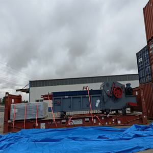 New Diesel Tree Shredder Horizontal Grinder <b>Wood</b> <b>Log</b> Shredder Crusher High Capacity 15-20t/h - Product Image 1