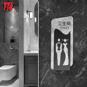 Kexian-Placa de puerta personalizada para hombre y mujer, <span class=keywords><strong>letrero</strong></span> Led para <span class=keywords><strong>baño</strong></span> público, Hotel, venta al por mayor - Product Image 5
