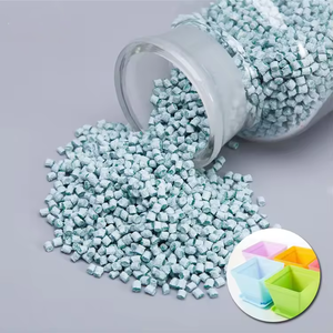 Polypropylène de copolymère recyclé (PP) Résine de qualité d'injection Matière première plastique Homopolymère PP Granules Modèle PP Pellet - Product Image 1