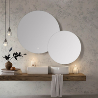 Miroir circulaire avec lumière led miroirs de bain miroir LED salle de bain