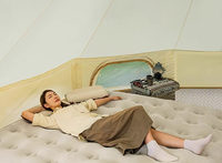 Tête de Lit Matelas Gonflable en PVC Personnalisée avec Pompe Intégrée, Flocage, pour Extérieur, Camping, Usage Hospitalier – Salon Élégant Convertible