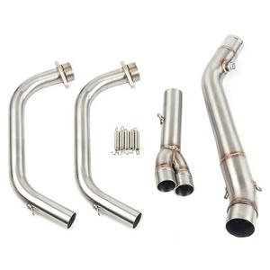 Escape para Motocicleta, Tubo de Escape Modificado para Yamaha MT03 <span class=keywords><strong>MT</strong></span>-<span class=keywords><strong>03</strong></span> YZF R3 R25 YZF-R3 YZF-R25 14-19, Silenciador de Escape para Motocicleta - Product Image 3