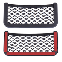 Organisateur universel de siège auto Kelenate, en plastique, portable, accessoires de voiture, support de téléphone, sac de rangement latéral, design en maille, pour voitures