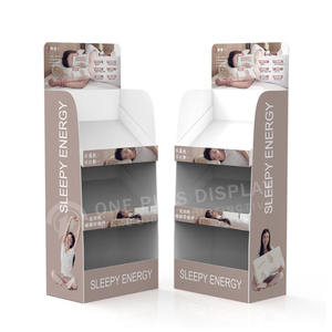 Подгонянная Экологически чистая перерабатываемая картонная полка для бумажной витрины для супермаркетов, стойка для подушек, картонная стойка для рекламы - Product Image 2