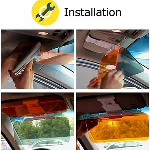 High Quality Day And Night 2 In 1 Useful Anti-glare Car Exterior Plastic Sun Visor
