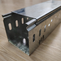 Système de chemin de câbles en acier à fixation rapide sans outil, conforme NEMA VE1, pour centre de données, salle informatique, montage en hauteur ou sous plancher
