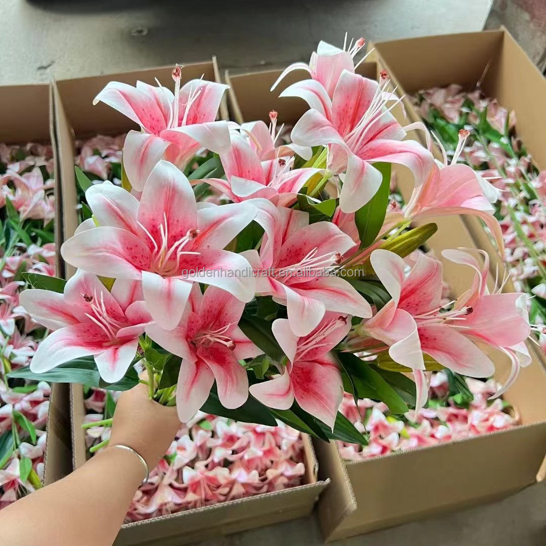 Fiori Artificiali Giglio Calla Giallo - 10 Pezzi Per Decorazione Casa E Matrimoni