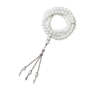 Nuevo diseño de tasbeeh, cuentas de oración de 99 cuentas de 8 mm, accesorios islámicos musulmanes, ágata de color sólido. - Product Image 3
