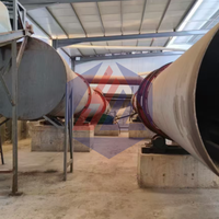 Pengering Potassium Humate Rotary Baja Tahan Karat Yunfan Efisiensi Tinggi Hemat Energi Kontrol Otomatis Tingkat Keamanan Tinggi Biaya Rendah