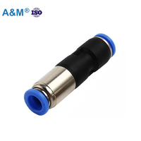 Raccord coudé à 90 degrés en alliage de zinc durable à connexion rapide pour compresseur d'air et outils pneumatiques, pour tubes de 6 mm, 8 mm, 10 mm