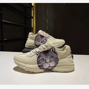 High Quality Head 3D Technology High <b>Top</b> Platform Sneakers Autumn/Winter/Spring Loafers Couples <b>Walking</b> Casual Shoes Patent - Product Image 3