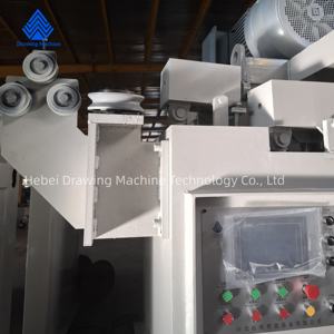 Machine de tréfilage inversée à double tambour 2 matrices entièrement automatique avec four de <span class=keywords><strong>recuit</strong></span> d'équipement galvanisé par fil d'acier - Product Image 5