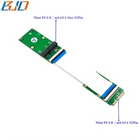 Adaptateur sans fil Mini PCIe PCI-E (sans emplacement pour carte SIM) + câble FPC pour module Wifi / modem 4G 3G LTE WWAN GSM