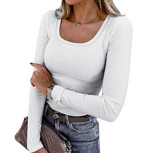 2026 Summer New Eco-Friendly Silk/Cotton Corduroy Knitted Printed Embroidery Short Sleeved Women's T-shirt Loose Slim Versatile - Product Image 3