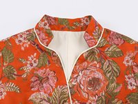 Blazer femme 2026 : Nouvelle veste de costume décontractée et élégante à imprimé, simple boutonnage, style rétro, manches longues, chic