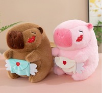 En gros, Peluche Capybara Mignonne et Adorable de 8 pouces, style sac à dos tortue, pour machine à griffes, Keychain en peluche