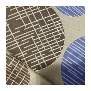 Round shaped pattern pigment print bed sheet fabric microfiber polyester fabric for the home textile