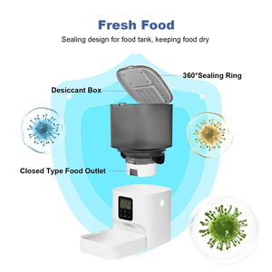 Smart Programmable Charge Portable 4L Waterproof Pet <b>Feeder</b> Automatic Dog/<b>Cat</b> Bowl Scale <b>Timed</b> Plastic Food Dispenser - Product Image 2