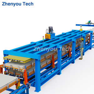 เครื่องแผงแซนวิชโพลียูรีเทนแบบไม่ต่อเนื่องสายการผลิตแผงพียูแบบแข็ง - Product Image 6