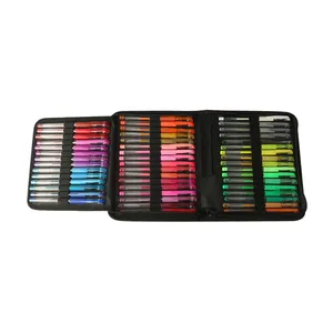 Penna gel multicolore metallizzata personalizzata con glitter colorati