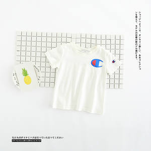 เสื้อยืดเด็กผ้าฝ้ายสีพื้นแบบเรียบๆ ขายส่งจากจีน - Product Image 3