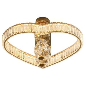 Gran oferta, iluminación de celo, luces de techo LED de cristal de lujo modernas, forma de amor creativa, interruptor de dormitorio para sala de estar montado en superficie - Product Image 6