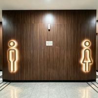 Enseigne de magasin commerciale en lettres 3D avec source de lumière LED, enseigne extérieure pour publicité de logo d'entreprise, enseigne extérieure rétroéclairée par LED