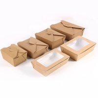 Boîtes d'emballage en papier personnalisées de qualité alimentaire pour les sushis à emporter Boîtes à hot-dog frites style poulet burger poisson frites