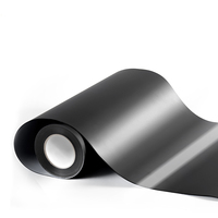 Mate PU 1MM Grueso HTV Textil Transferencia de Calor Vinilo Película de Alta Temperatura Doble Color para Camiseta